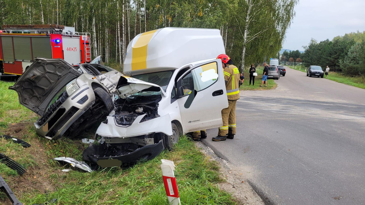 Wypadek drogowe w Nowej Wsi koło Grudziądza