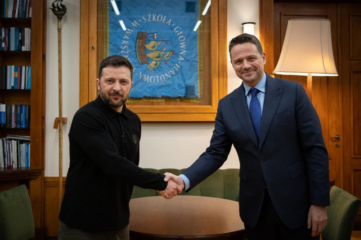 Trzaskowski odznaczony przez Zełenskiego