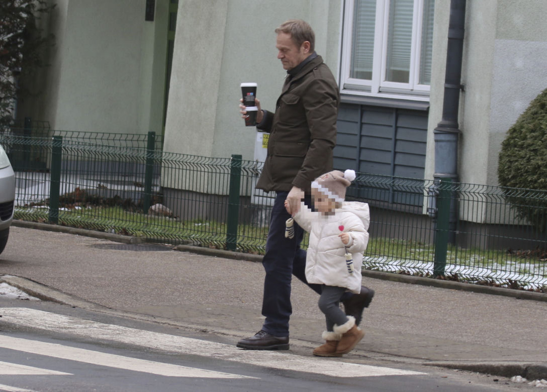 Donald Tusk spędził weekend z wnuczką