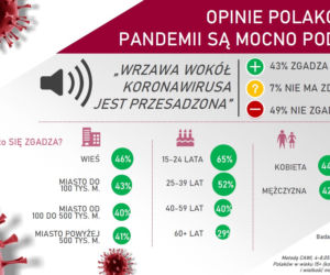 Polacy o koronawirusie: PRZESADNE reakcje na EPIDEMIĘ? Tak oceniamy KRYZYS [BADANIA]