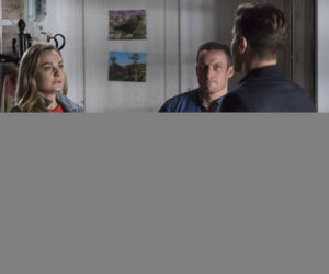 Przyjaciółki odcinek 120, Inga (Małgorzata Socha), Robert (Krzysztof Wieszczek), Jacek (Konrad Eleryk)