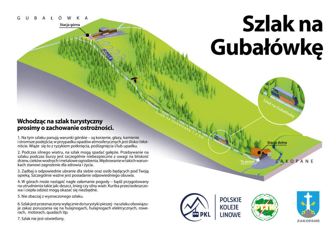 Nowy szlak na Gubałówkę już czynny. Nie trzeba płacić za wstęp