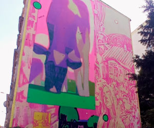 Nowy mural przy al. Powstańców Wielkopolskich