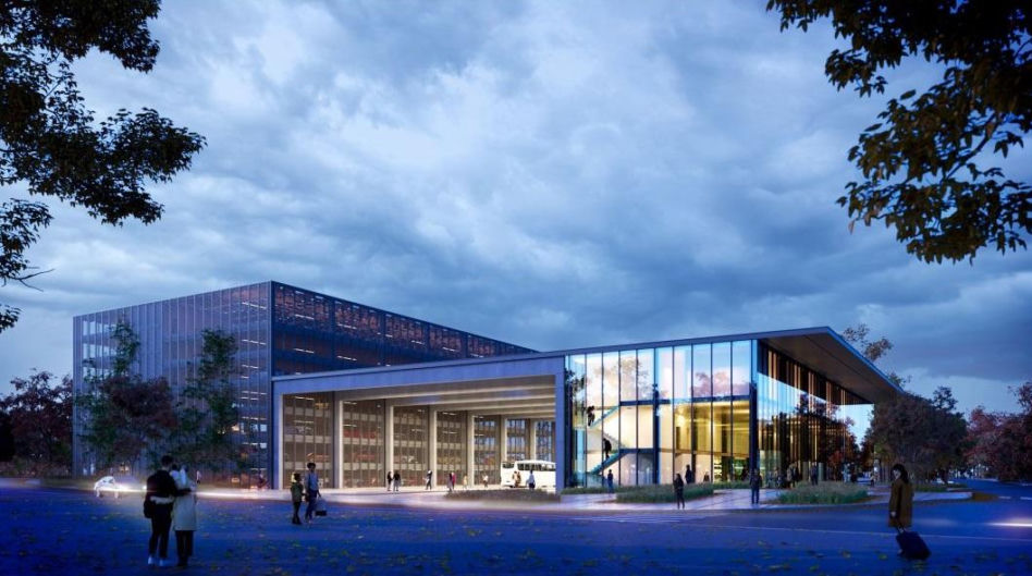 Centrum przesiadkowe w Rybniku według eM4.Pracowni Architektury.Brataniec