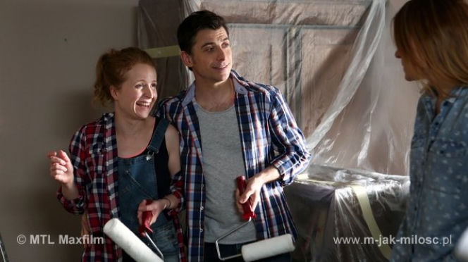 M jak miłość odc. 1145. Ewa (Dominika Kluźniak), Marek (Kacper Kuszewski), Ula (Iga Krefft)