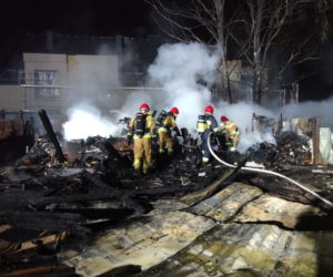 Mężczyzna zginął w pożarze! Tragiczna noc w Pile