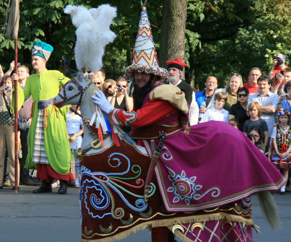 Pochód Lajkonika w Krakowie