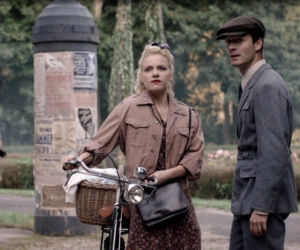 Wojenne dziewczyny 3 sezon odc. 30. Ewka (Vanessa Aleksander), Leon (Marcin Korcz)