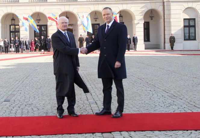 Król Karol XVI Gustaw z wizytą w Polsce