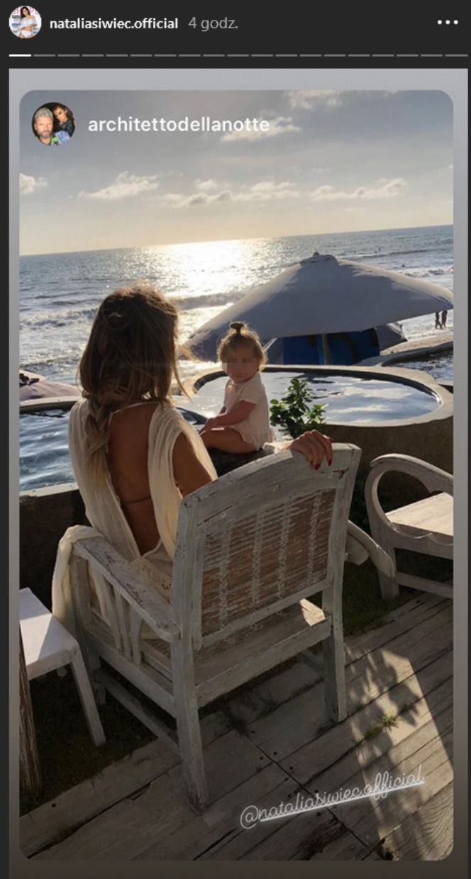 Natalia Siwiec na Bali z córeczką