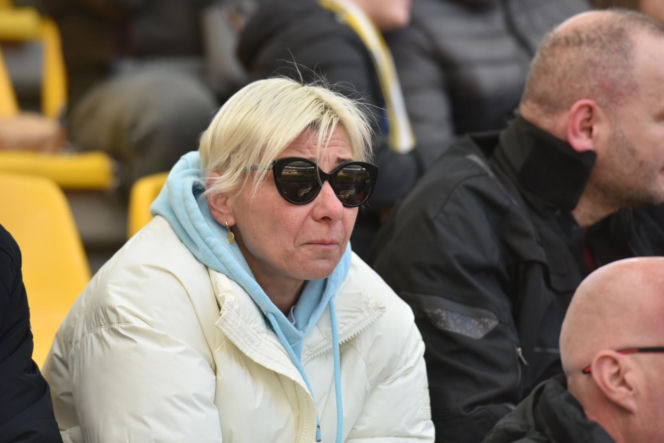 PRES Grupa Deweloperska Toruń - Stelmet Falubaz Zielona Góra, zdjęcia kibiców i zawodników ze sparingu na Motoarenie