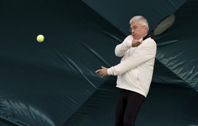 Senator Karczewski trenuje na wiosnę