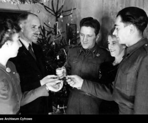 Uchodźcy polscy w Wielkiej Brytanii podczas Wigilii (1940)