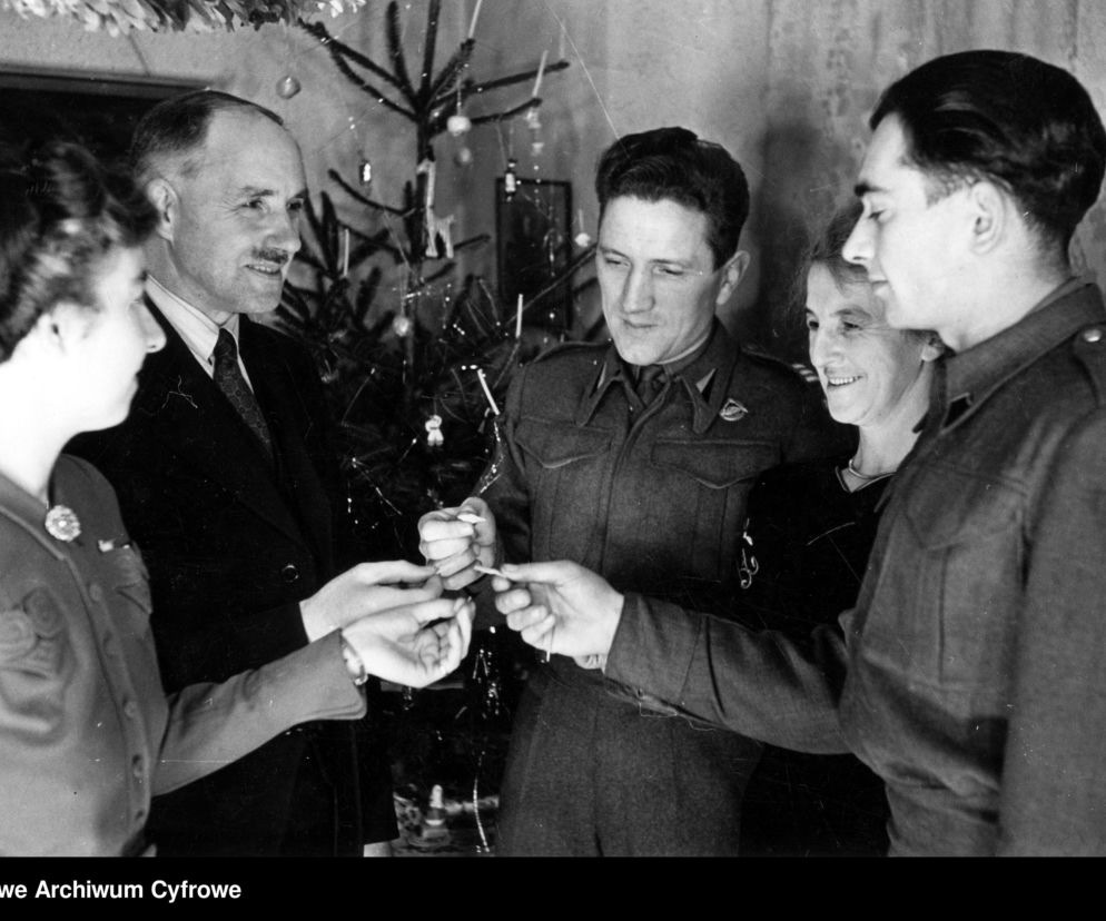 Uchodźcy polscy w Wielkiej Brytanii podczas Wigilii (1940)
