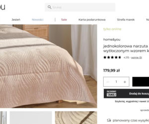 Ta narzuta na łóżko z Action to prawdziwy hit! W Home&You zapłacisz aż 100 złotych drożej