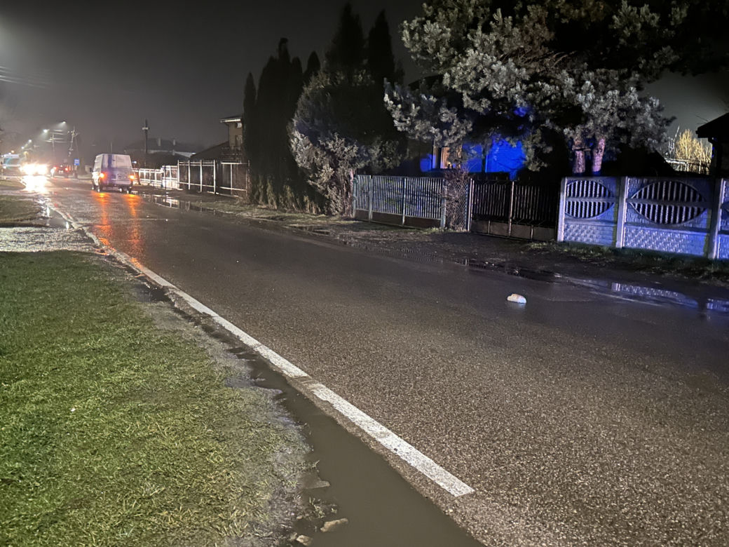 Rżyska. 54-latek leżał na drodze. Przejechało po nim dostawcze auto