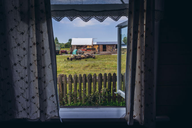 Wieś Budy na Podlasiu