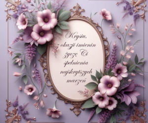Darmowe kartki imieninowe dla Krystyny 