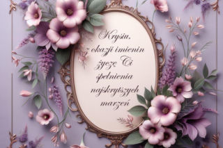 Darmowe kartki imieninowe dla Krystyny 