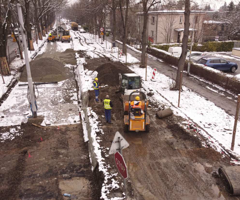 Remont torowiska na Olszewskiego we Wrocławiu