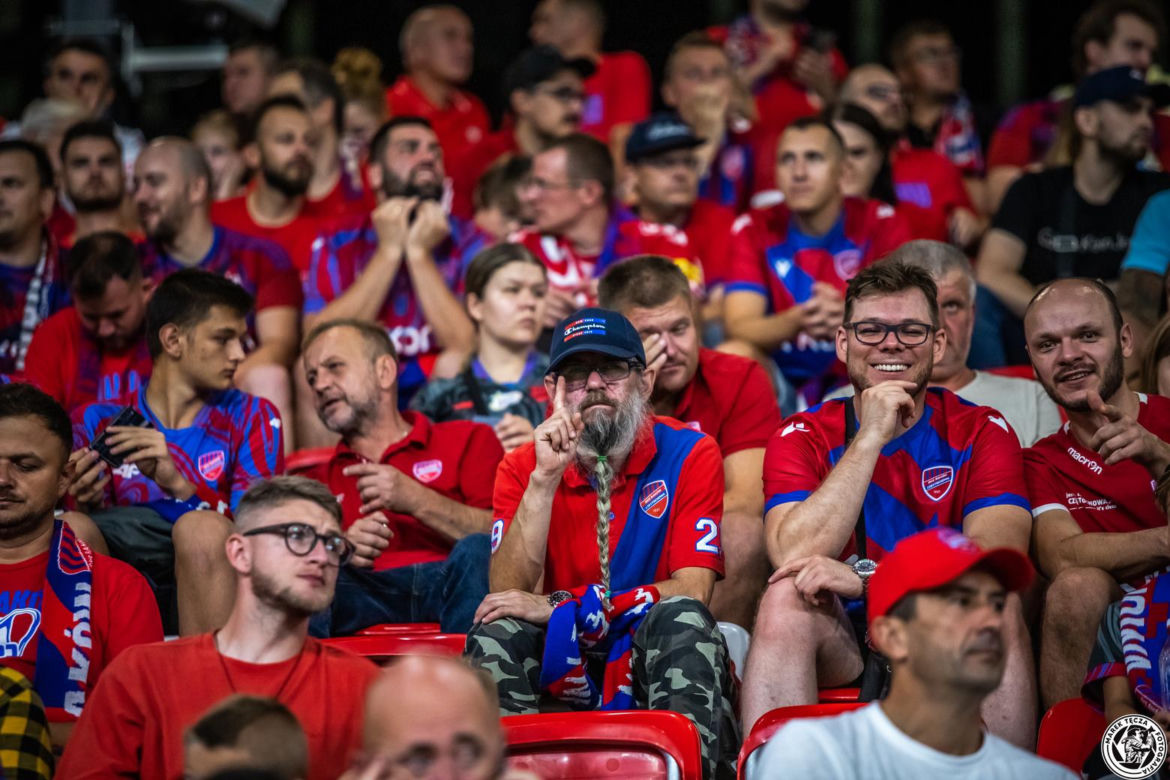 Raków Częstochowa - FC Kopenhaga Zdjęcia kibiców