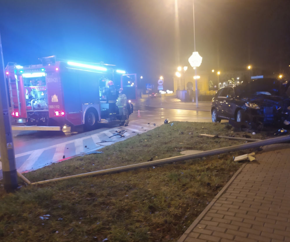 Wypadek rondo Lussy