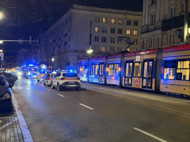 45-latka potrącona przez tramwaj na Marszałkowskiej