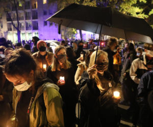 Protest kobiet w Warszawie