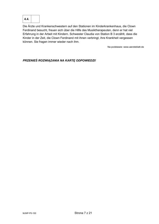 Matura 2026 z NIEMIECKIEGO: arkusze CKE, poziom podstawowy [Formuła 2023] 06.05.2026