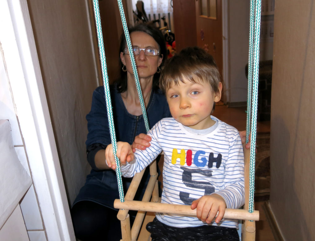 Radek Walczyński (4 l.) i jego mama Anna (40 l.)