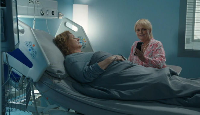 Barwy szczęścia, odcinek 3301. Józefina (Elżbieta Jarosik), Małgorzata (Adrianna Biedrzyńska)