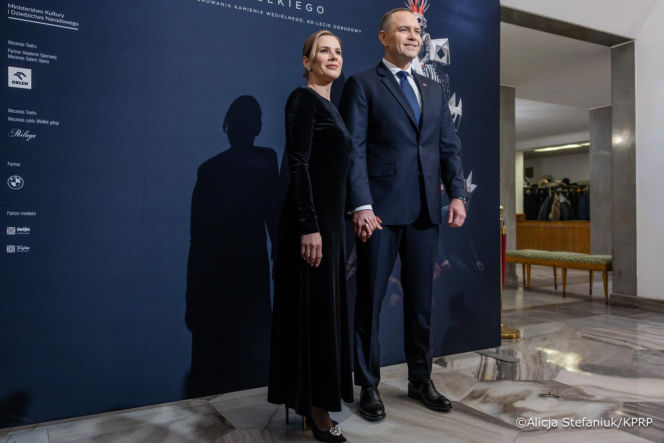 Marta Nawrocka na jubileuszu Teatru Wielkiego