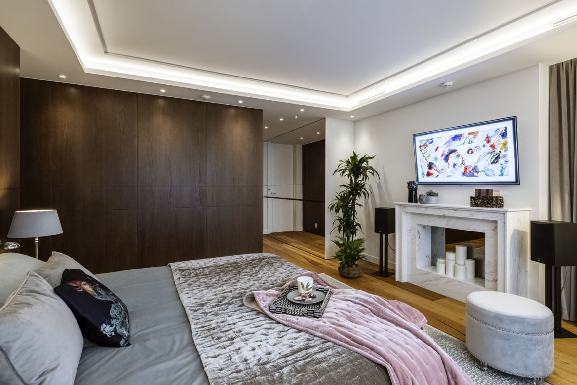 Nowoczesna elegancja – projekt apartamentu w Warszawie