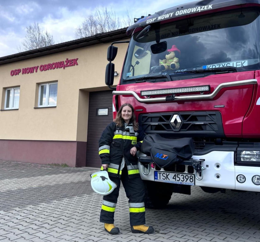 Patrycja Lisowska pomogła w czasie wypadku