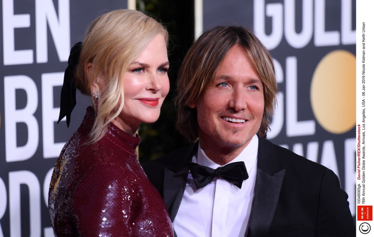 Nicole Kidman na gali Złote Globy 2019