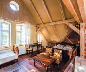 Dom w poniemieckiej szkole na Mazurach