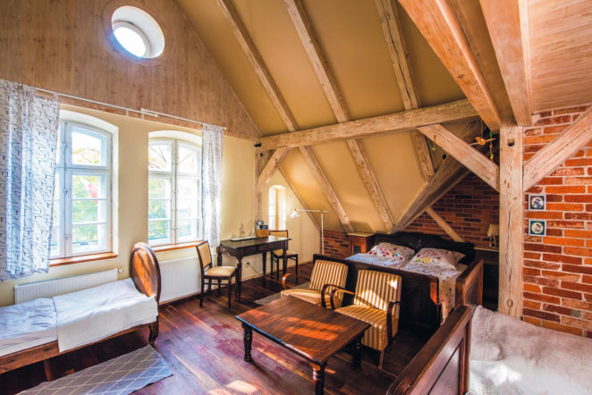 Dom w poniemieckiej szkole na Mazurach