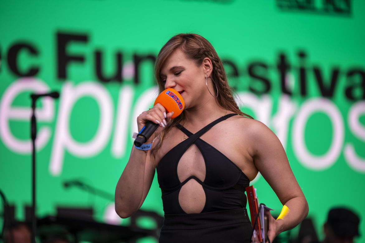Zespół Nadmiar na scenie Sosnowiec Fun Festival
