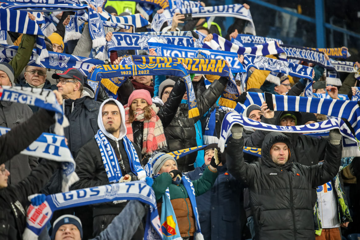 Tak bawili się kibice na meczu Lech Poznań - Djurgardens