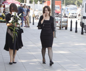 Kamila Łapicka uciekła ze stypy na kawę z koleżanką