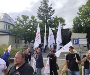 Protest górników i hutników