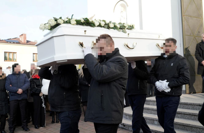 Pogrzeb Ireny Rupińskiej i jej wnuczka