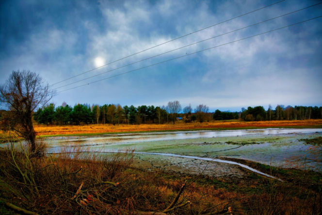 Rekordowo niski poziom wody w zalewie Brodzkim. Remont tamy i jazu Staszica w Brodach