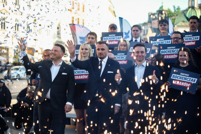 Mentzen namaścił kandydata Konfederacji w Krakowie. „Nie znam lepszego”