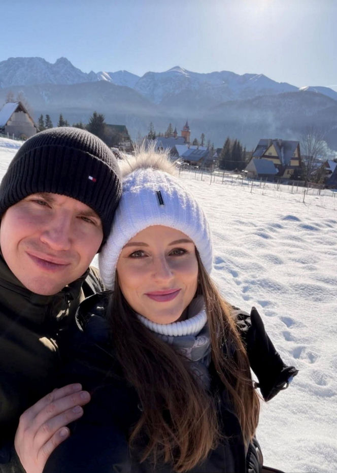 Andruszkiewicz zabrał żonę w góry