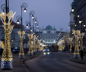 Świąteczna iluminacja Warszawy 2016/2017