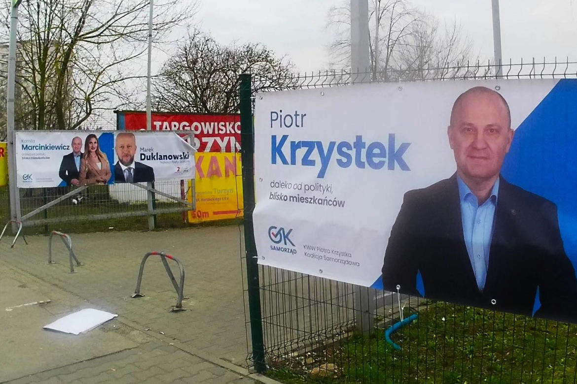 Przedwyborcza "baneroza" w Szczecinie