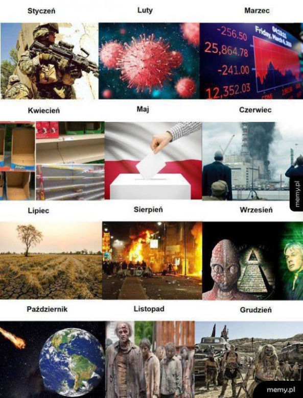 Memy o 2020 roku. Zapamiętamy go na długo! Dobrze, że już się kończy [ZDJĘCIA]
