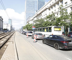 Remont torów na Jerozolimskich