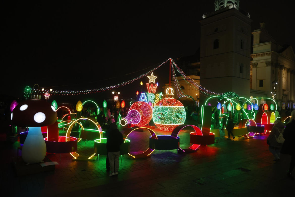 Iluminacje w Warszawie